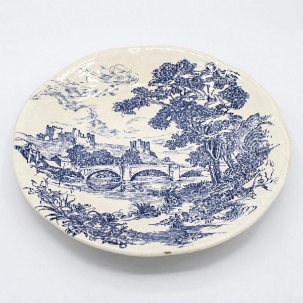 vintage porcelain plate