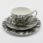 vintage porcelain teacup set