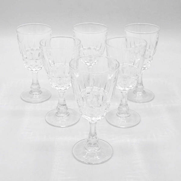 vintage crystal shot glasses